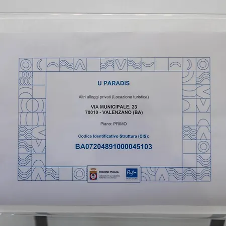 U Paradis - Appartamento - Vicino Bari شقة